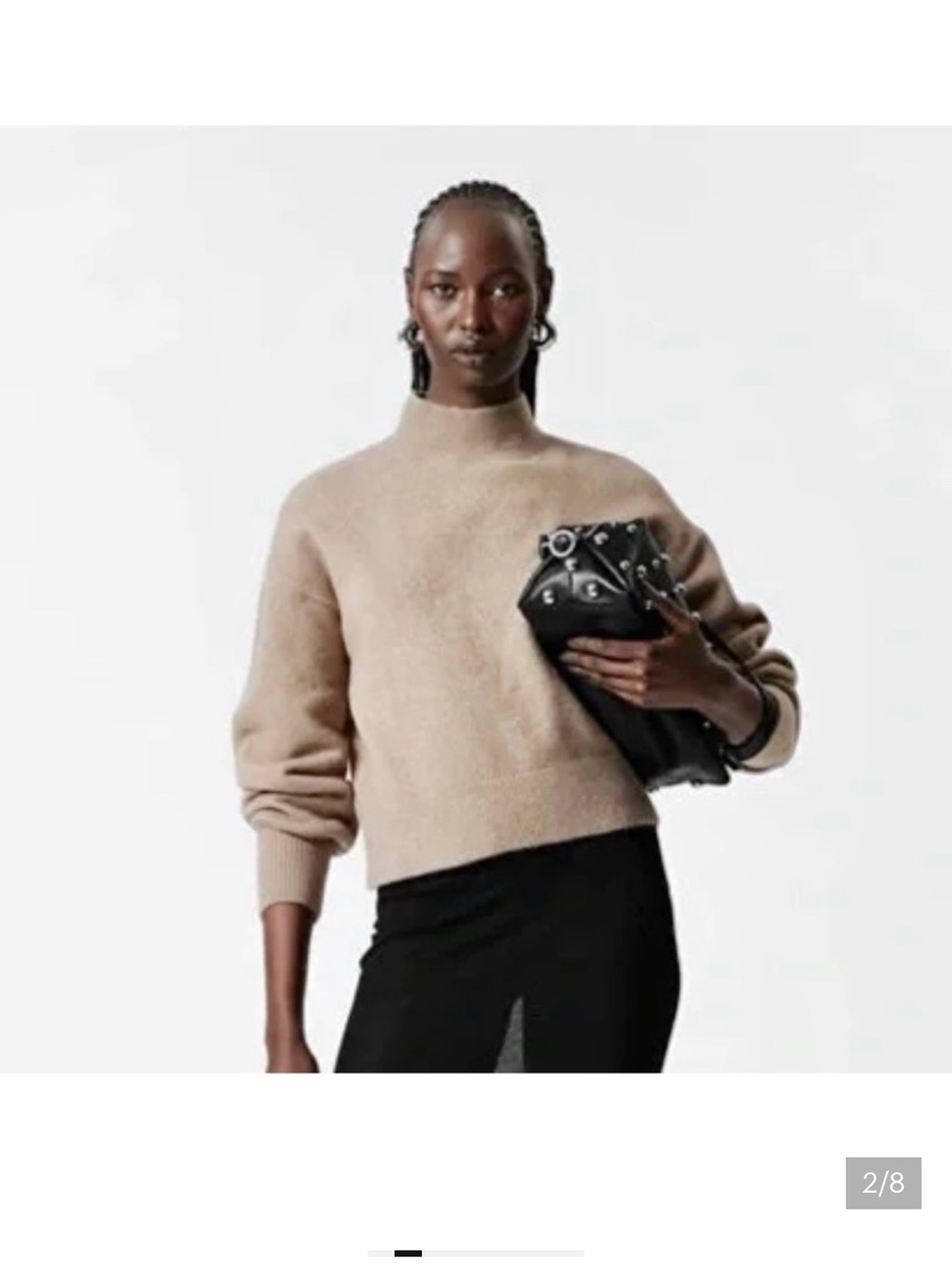 & Other Stories Mock Neck Sweater
Size M